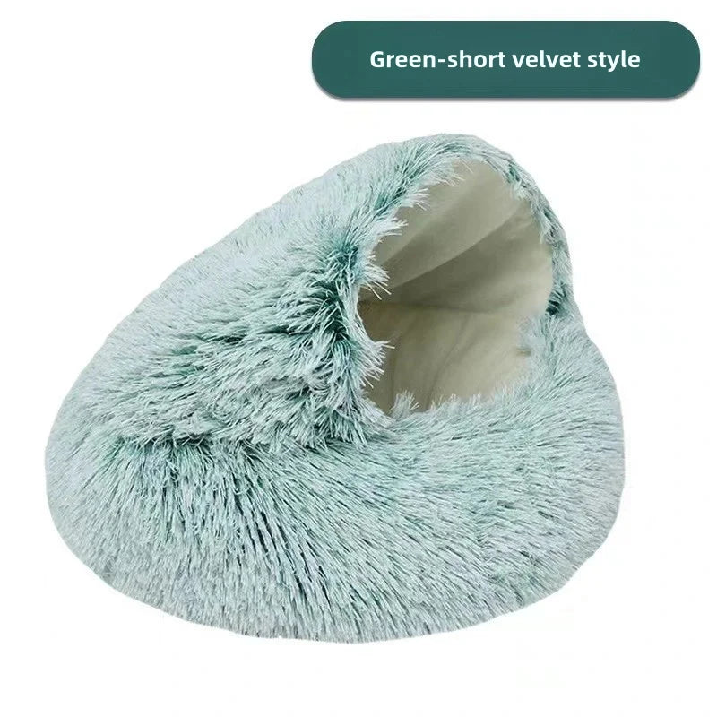 Autumn & Winter Soft Plush Pet Bed